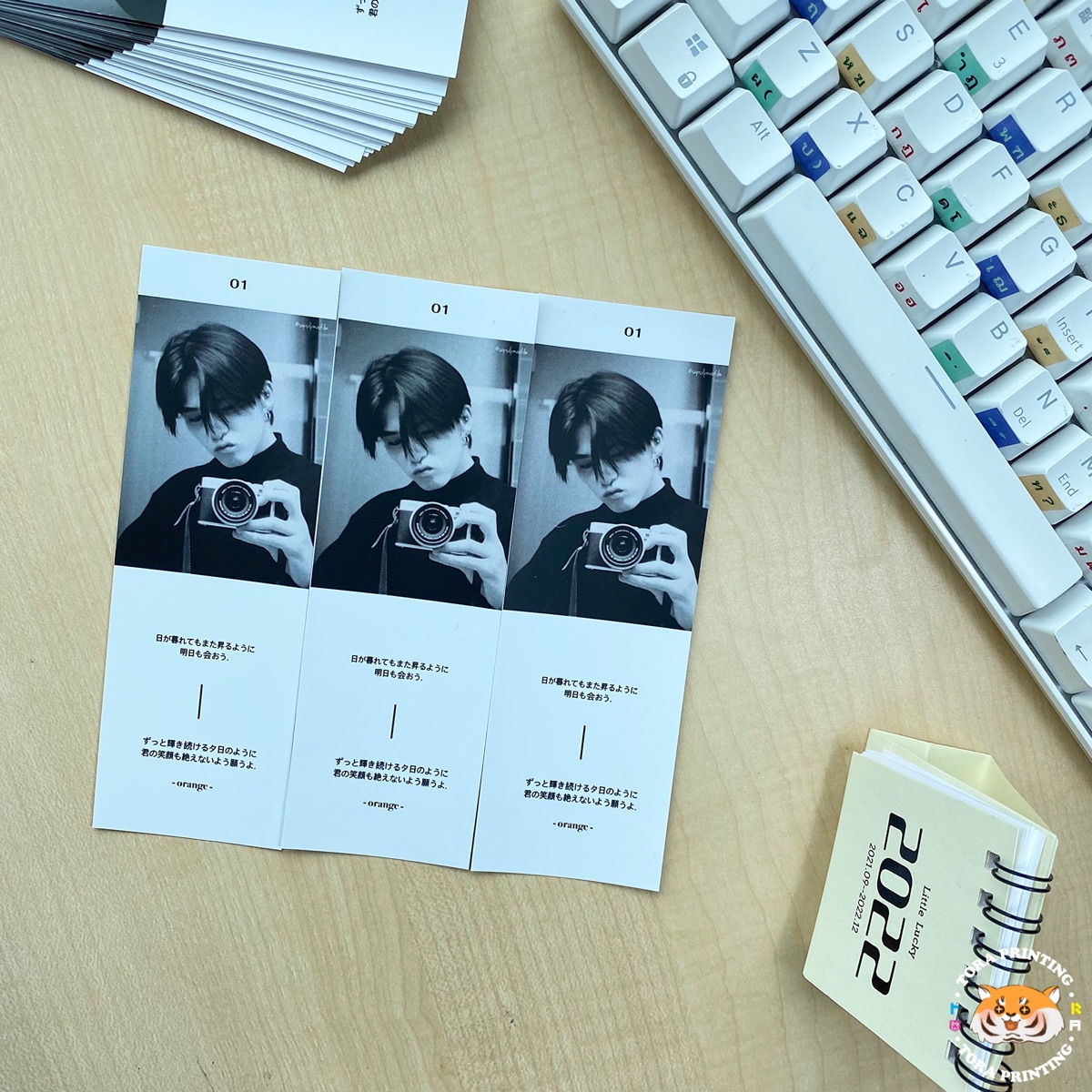 โฟโต้บูธและที่คั่นหนังสือ ขนาด 2x6 นิ้ว